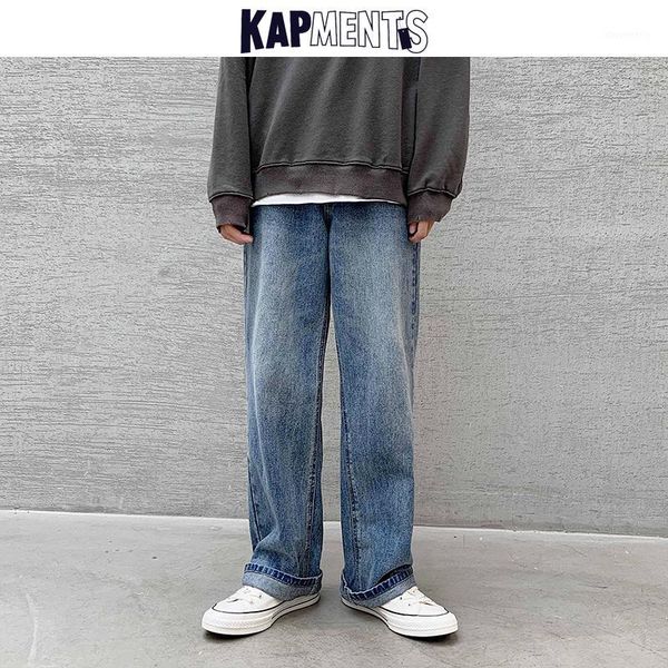 men's jeans kapments mens japanese streetwear solid pants 2021 autumn vintage men harajuku baggy male kpop straight denim pants1, Blue
men's jeans kapments mens japanese streetwear solid pants 2021 autumn vintage men harajuku baggy male kpop straight denim pants1, Blue