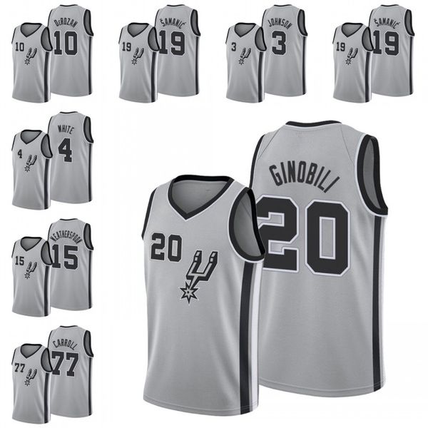 san antonio spurs men manu ginobili keldon johnson luka samanic demar derozan demarre carroll derrick jersey, Black
san antonio spurs men manu ginobili keldon johnson luka samanic demar derozan demarre carroll derrick jersey, Black