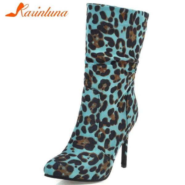 karin lady casaul wedding winter boots pointed toe pleated party boots women leopard thin heels shoes woman, Black
karin lady casaul wedding winter boots pointed toe pleated party boots women leopard thin heels shoes woman, Black