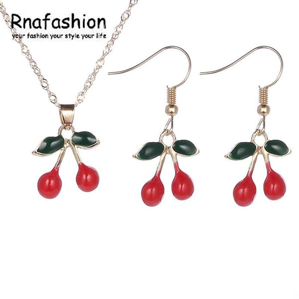 earrings & necklace rnafashion luxury opal red cherry women jewelry sets yellow gold color fashion african bridal wedding 2021, Silver
earrings & necklace rnafashion luxury opal red cherry women jewelry sets yellow gold color fashion african bridal wedding 2021, Silver