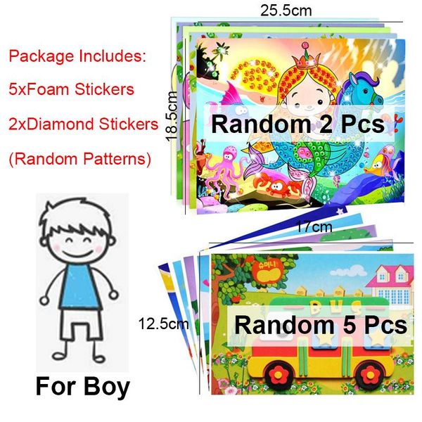 7 pcs children stickers painting toys 3d eva foam sticker diy diamond stickers puzzle for kids children stickers toy gift gyh sqcihz
7 pcs children stickers painting toys 3d eva foam sticker diy diamond stickers puzzle for kids children stickers toy gift gyh sqcihz