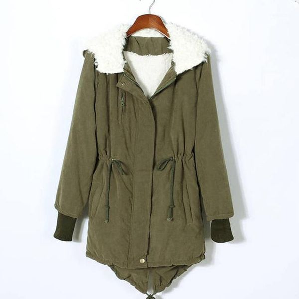 missky autumn winter women parkas hoodie coat thicken velvet cotton solid color middle long overcoat female coat 2021 new1, Black
missky autumn winter women parkas hoodie coat thicken velvet cotton solid color middle long overcoat female coat 2021 new1, Black