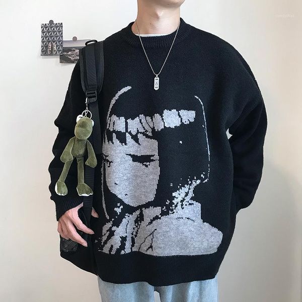 japanese anime cartoon quadratic girl pullover sweater harajuku men and women knitted sweater oversized warm sweaters1, White;black
japanese anime cartoon quadratic girl pullover sweater harajuku men and women knitted sweater oversized warm sweaters1, White;black