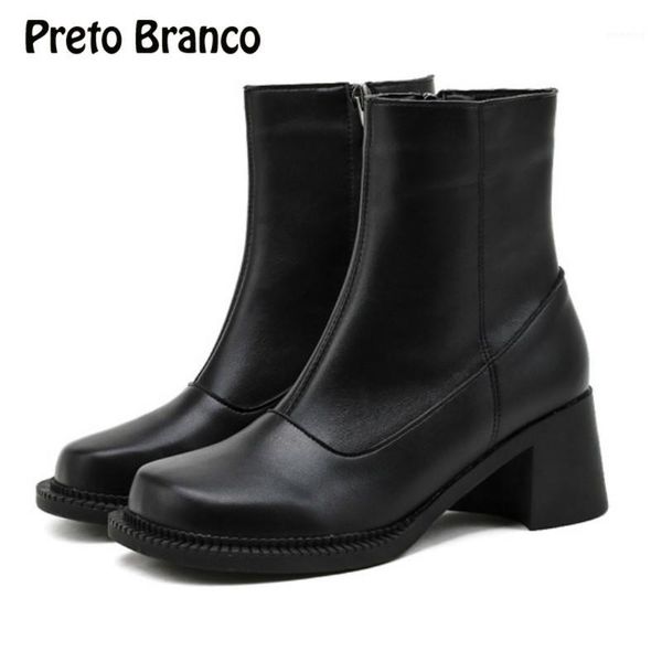 boots preto branco 2021 winter chunky heel all-matching platform ankle high short -258-11, Black
boots preto branco 2021 winter chunky heel all-matching platform ankle high short -258-11, Black