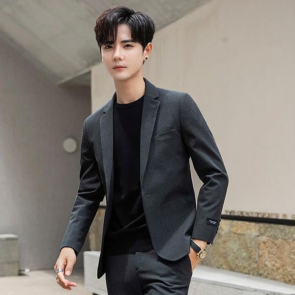 men's suits & blazers fashion formal men korean style casual business long sleeve autumn office blazer femme clothing db60xf, White;black
men's suits & blazers fashion formal men korean style casual business long sleeve autumn office blazer femme clothing db60xf, White;black
