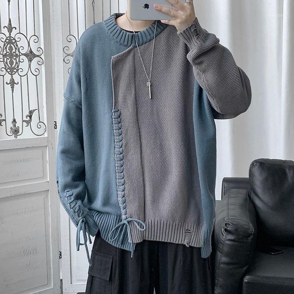 korean style ripped sweater men's warm fashion retro casual knitted pullover men wild loose knitting sweaters mens clothes -3xl1, White;black
korean style ripped sweater men's warm fashion retro casual knitted pullover men wild loose knitting sweaters mens clothes -3xl1, White;black