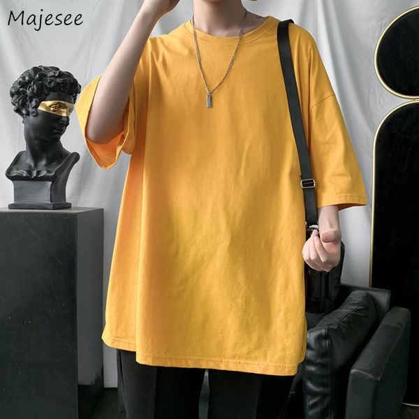 men half sleeve t-shirts solid simple plus size 4xl oversize chic leisure basic tees korean style all-match kg-176, White;black
men half sleeve t-shirts solid simple plus size 4xl oversize chic leisure basic tees korean style all-match kg-176, White;black