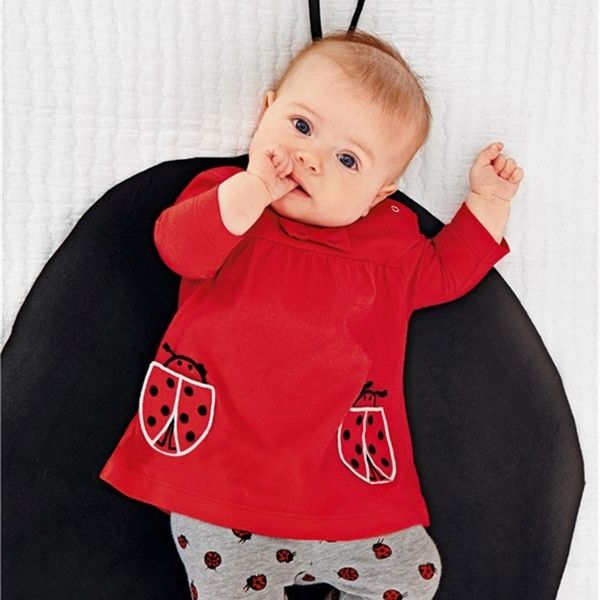2020 autumn winter baby girls clothes suit cotton red long sleeve +pants 2pcs newborn baby clothing set toddler outfits 1021, White
2020 autumn winter baby girls clothes suit cotton red long sleeve +pants 2pcs newborn baby clothing set toddler outfits 1021, White