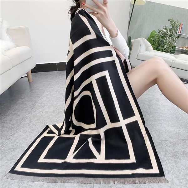 scarves 2021 arrival geometric letter print cashmere women winter thick warm blanket wool scarf shawl wraps double sides, Blue;gray
scarves 2021 arrival geometric letter print cashmere women winter thick warm blanket wool scarf shawl wraps double sides, Blue;gray