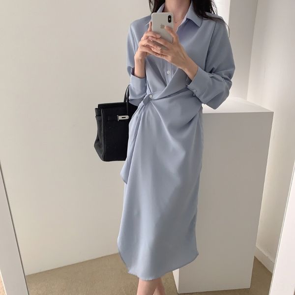 design sense autumn irregular shirt dress french women's mid skirt dress slim skirtlong temperament waist slim skirt cxjni, Black;gray
design sense autumn irregular shirt dress french women's mid skirt dress slim skirtlong temperament waist slim skirt cxjni, Black;gray