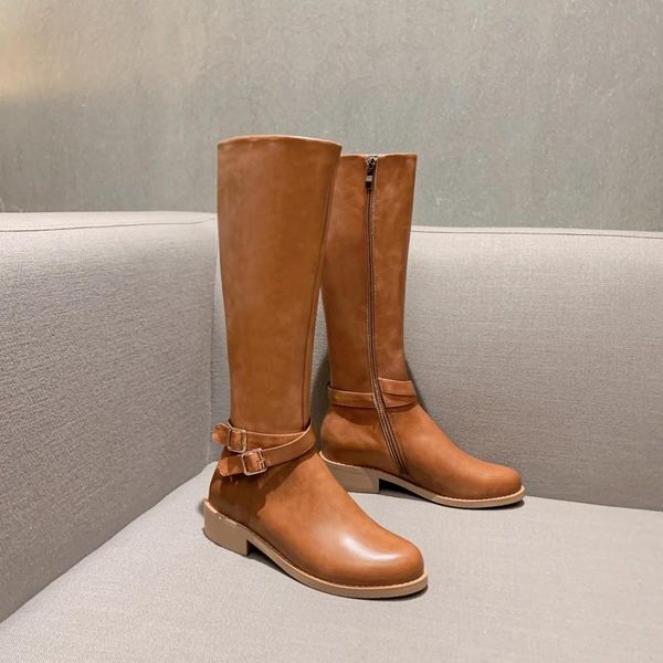 boots bottes femme thigh high women's winter shoes genuine leather buckle fasteners riding knight, Black
boots bottes femme thigh high women's winter shoes genuine leather buckle fasteners riding knight, Black