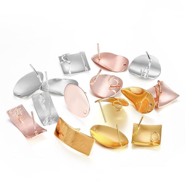10pair lot 7 styles plated geometric polygonal earring stud posts connector for diy earrings jewelry making finding accessories h jllgwx, White
10pair lot 7 styles plated geometric polygonal earring stud posts connector for diy earrings jewelry making finding accessories h jllgwx, White