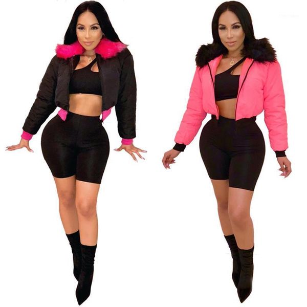 women's down & parkas black and pink long sleeves hooded patchwork zipper jacket winter warm cotton women coat trendy casual clothes1
women's down & parkas black and pink long sleeves hooded patchwork zipper jacket winter warm cotton women coat trendy casual clothes1