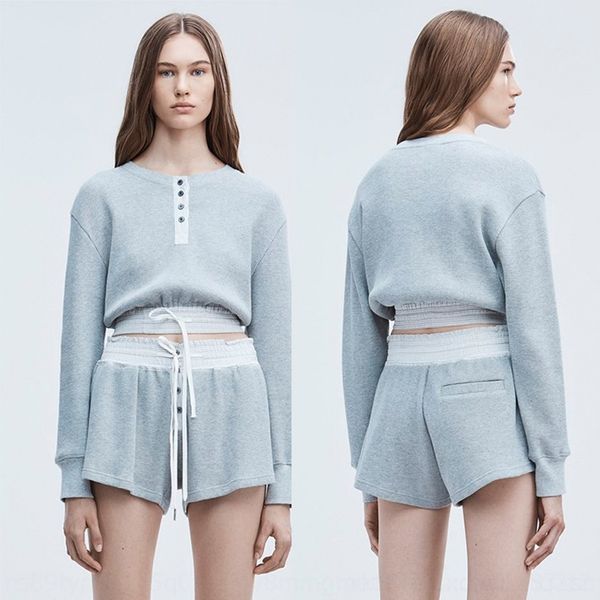 sxpjm slim fit casual grey long 1pz shorts sweater sweater women's sports suit shorts two piece set of new products in early spring of, Gray
sxpjm slim fit casual grey long 1pz shorts sweater sweater women's sports suit shorts two piece set of new products in early spring of, Gray