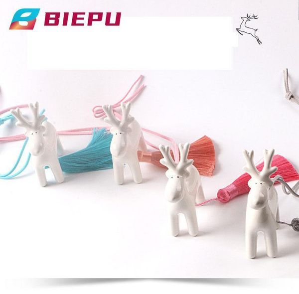 biepu simple and fashionable ping an deer ceramic car pendant fringed flower deer cute white female car decoration1
biepu simple and fashionable ping an deer ceramic car pendant fringed flower deer cute white female car decoration1