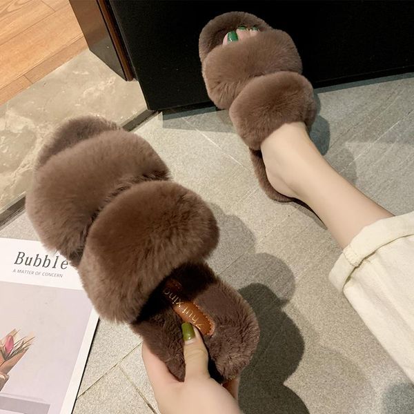 winter women hair slippers furry flip flops plush pregnant shoes women velvet pantuflas cozy fur slides plus size 35-40, Black
winter women hair slippers furry flip flops plush pregnant shoes women velvet pantuflas cozy fur slides plus size 35-40, Black