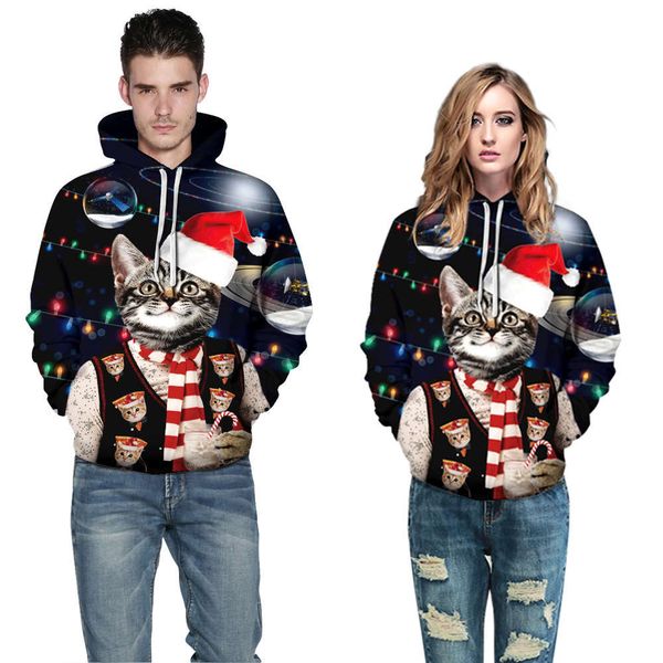 funny 3d dog digital print plus size christmas sweater for both men and women8uy, Black
funny 3d dog digital print plus size christmas sweater for both men and women8uy, Black