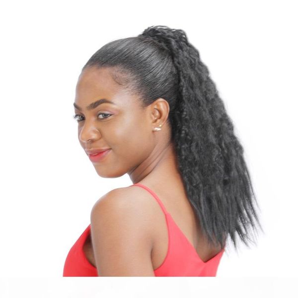 kinky straight human hair ponytail brazilian virgin ponytail hair extensions with clips coarse yaki straight ponytail drawstring 120g, Black
kinky straight human hair ponytail brazilian virgin ponytail hair extensions with clips coarse yaki straight ponytail drawstring 120g, Black