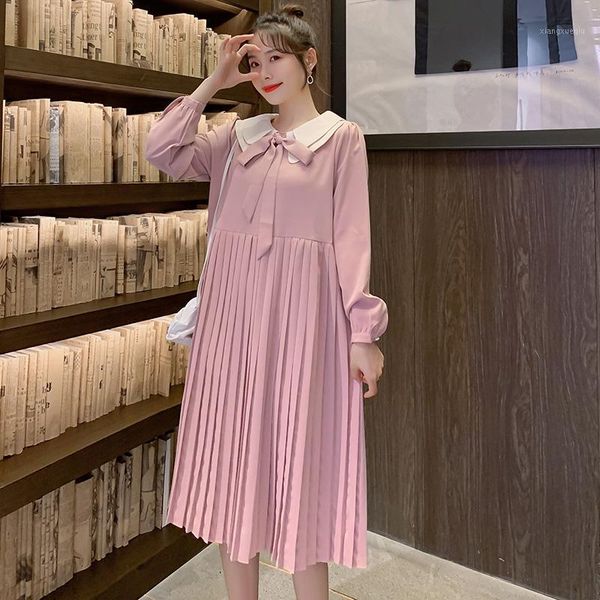 autumn sweet pregnant women pleated dress long sleeve turn-down collar plus size clothes for pregnant maternity chiffon dresses1, White
autumn sweet pregnant women pleated dress long sleeve turn-down collar plus size clothes for pregnant maternity chiffon dresses1, White