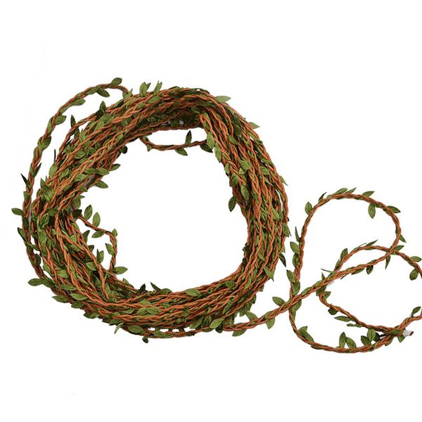 10m silk garland green leaf iron wire artificial flower vine ivy rattan for diy wedding home garden decor pgraphy props
10m silk garland green leaf iron wire artificial flower vine ivy rattan for diy wedding home garden decor pgraphy props
