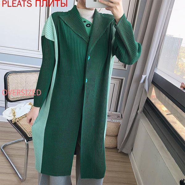 miyake fold mid-length suit collar trench coat women new fashion niche hit color retro windbreaker women1, Tan;black
miyake fold mid-length suit collar trench coat women new fashion niche hit color retro windbreaker women1, Tan;black