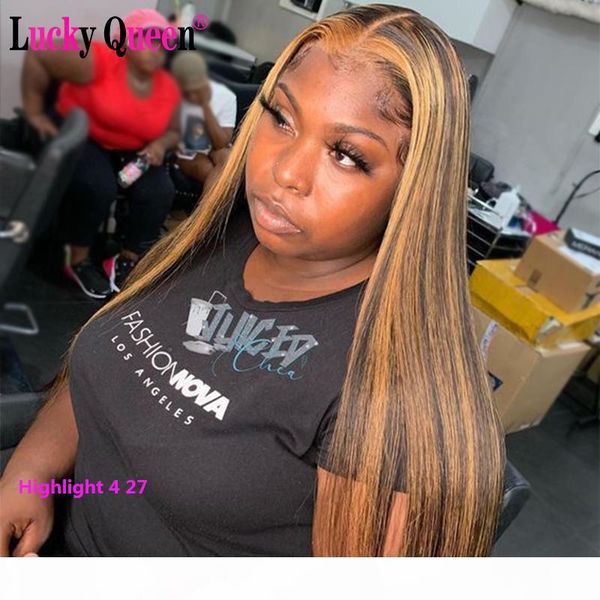 lucky queen transparent lace highlight colored lace front wigs peruvian straight human hair wigs pre plucked for black women, Black;brown
lucky queen transparent lace highlight colored lace front wigs peruvian straight human hair wigs pre plucked for black women, Black;brown