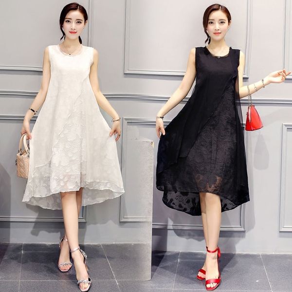 deluz vest silk dress 2019 mulberry silk medium dress vest skirt season sleeveless skirtlength large loose tank skirt for women 65vho, Black;gray
deluz vest silk dress 2019 mulberry silk medium dress vest skirt season sleeveless skirtlength large loose tank skirt for women 65vho, Black;gray