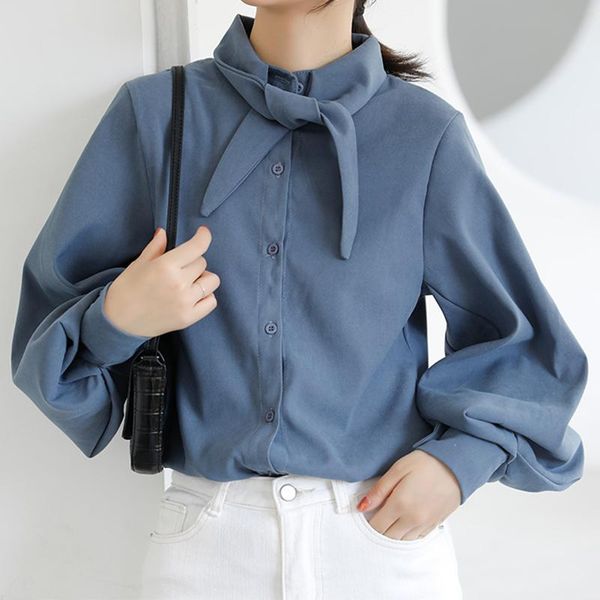 2020 autumn new women elegance solid blouse vintage lantern sleeve woolen shirt office lady button up korean chic t09633z, White
2020 autumn new women elegance solid blouse vintage lantern sleeve woolen shirt office lady button up korean chic t09633z, White