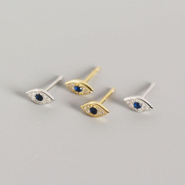 stud classic evil eyes earring 925 silver plated tiny cute cubic zircon blue earrings for women lucky amulet jewelry, Golden;silver
stud classic evil eyes earring 925 silver plated tiny cute cubic zircon blue earrings for women lucky amulet jewelry, Golden;silver
