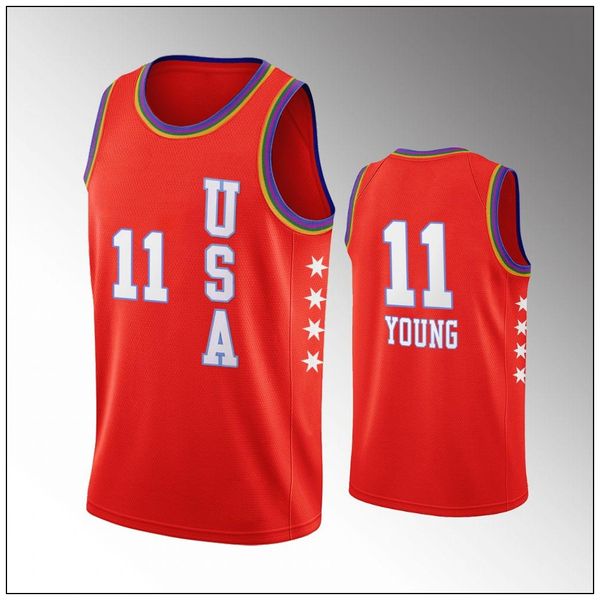 usa team atlanta hawks men's trae young 2020 rising star nba red jersey, Black
usa team atlanta hawks men's trae young 2020 rising star nba red jersey, Black