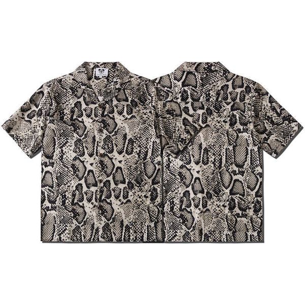 men's casual shirts street hip hop fashion brand leisure young couple cardigan snake print summer ins short sleeve lapel shirt, White;black
men's casual shirts street hip hop fashion brand leisure young couple cardigan snake print summer ins short sleeve lapel shirt, White;black