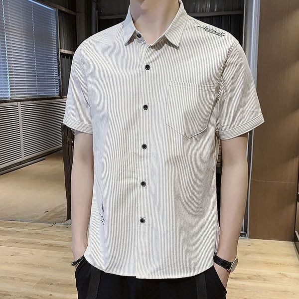 spj8m 2020 summer new men's grsnm korean embroidered style trendy versatile shirt men's short-sleeved shirt short-sleeved, Blue
spj8m 2020 summer new men's grsnm korean embroidered style trendy versatile shirt men's short-sleeved shirt short-sleeved, Blue