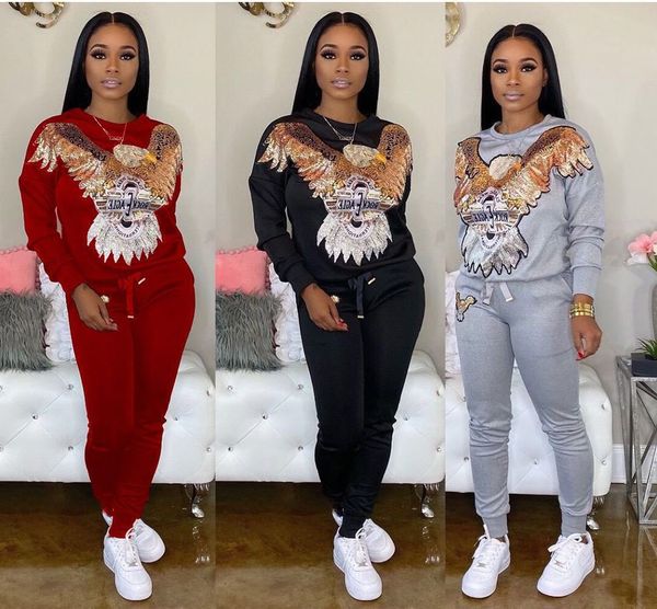 2020 womens winter 2 piece set digital picture print sequin sleeve fashion solid streetwear pants
2020 womens winter 2 piece set digital picture print sequin sleeve fashion solid streetwear pants