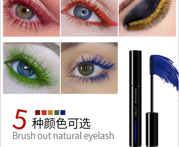 wholesale cosmetics make-up selling color mascara voluptuous extension roll warped not dizzy dye dazzle color waterproof mascara 5 col
wholesale cosmetics make-up selling color mascara voluptuous extension roll warped not dizzy dye dazzle color waterproof mascara 5 col