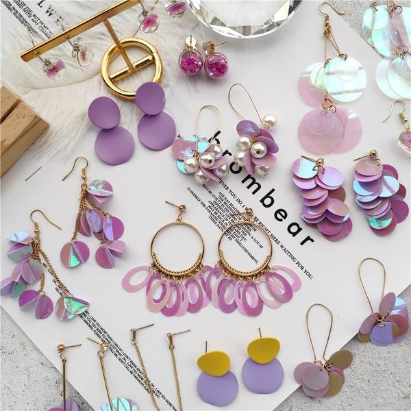 sweet purple flowers acrylic drop earrings for women elegant heart crystal asymmetric female pendant earrings geometric jewelry1, Silver
sweet purple flowers acrylic drop earrings for women elegant heart crystal asymmetric female pendant earrings geometric jewelry1, Silver