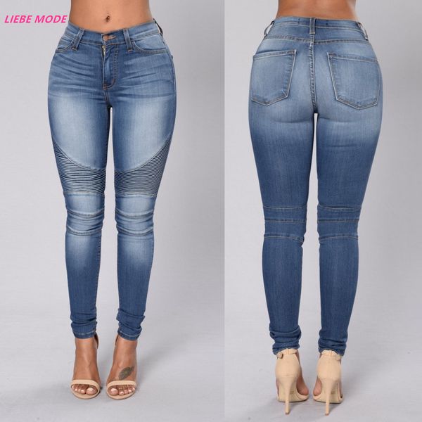 wholesale- american style womens stretch biker jeans pleated pencil pants skinny push up jeans woman autumn spring blue jean slim femme
wholesale- american style womens stretch biker jeans pleated pencil pants skinny push up jeans woman autumn spring blue jean slim femme