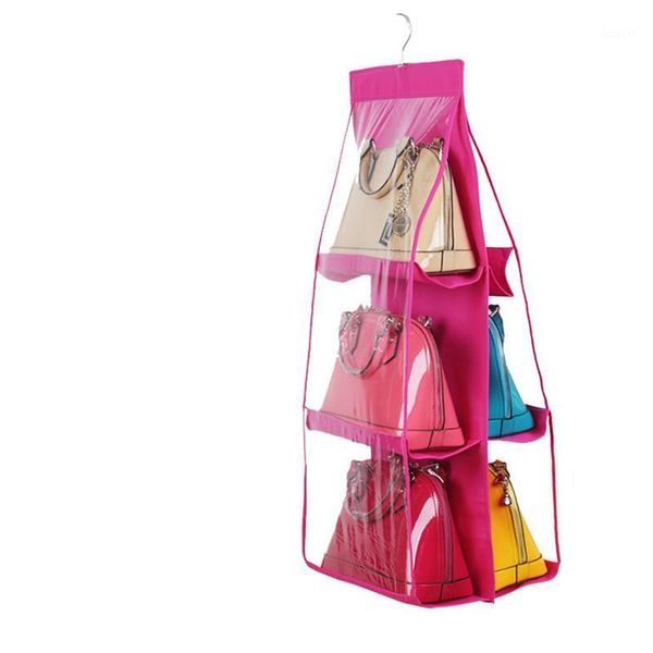 6 pocket hanging bag organizer wardrobe transparent storage bag for handbag closet shoes organizer sundries pouch u31
6 pocket hanging bag organizer wardrobe transparent storage bag for handbag closet shoes organizer sundries pouch u31