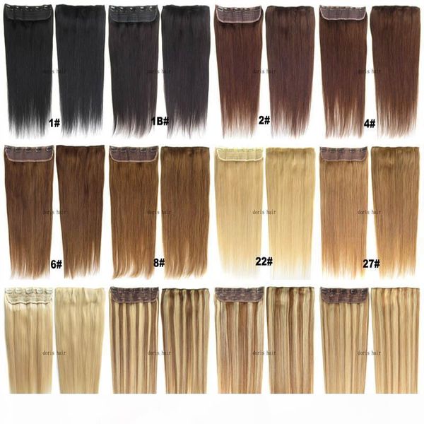 dhl indian remy clip in human hair extensions straight 105g with lace for full head blond black brown color
dhl indian remy clip in human hair extensions straight 105g with lace for full head blond black brown color
