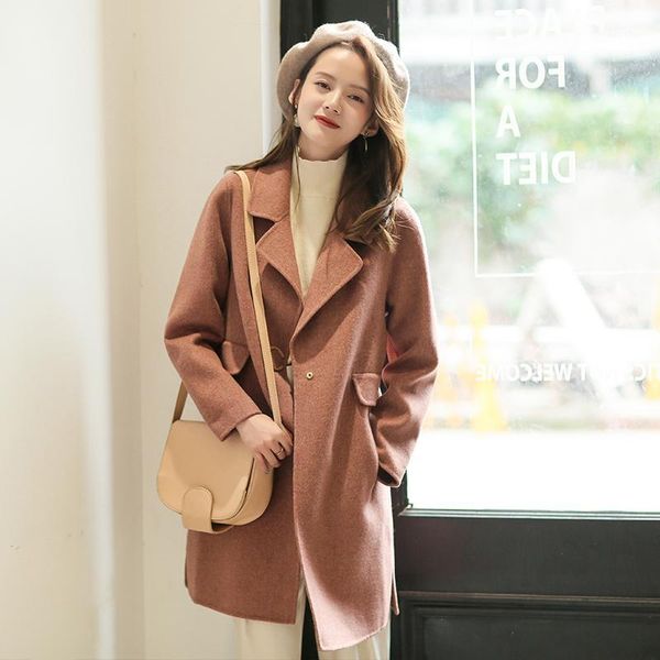 kmetram real wool coat female jacket woman spring 2019 korean double-side woolen coats and jackets women chaqueta mujer my27791, Black
kmetram real wool coat female jacket woman spring 2019 korean double-side woolen coats and jackets women chaqueta mujer my27791, Black