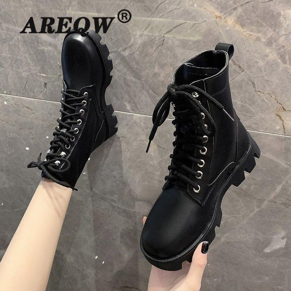 2020 motorcycle boots women platform shoes lace up thick-soled black short boots woman ankle
2020 motorcycle boots women platform shoes lace up thick-soled black short boots woman ankle