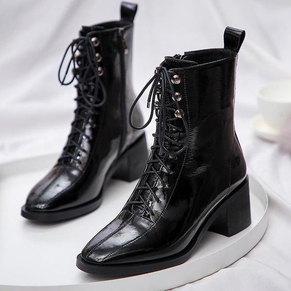 sklfgxzy black genuine leather women boots female boots riding fashion lace-up autumn winter women's shoes size 34-41
sklfgxzy black genuine leather women boots female boots riding fashion lace-up autumn winter women's shoes size 34-41