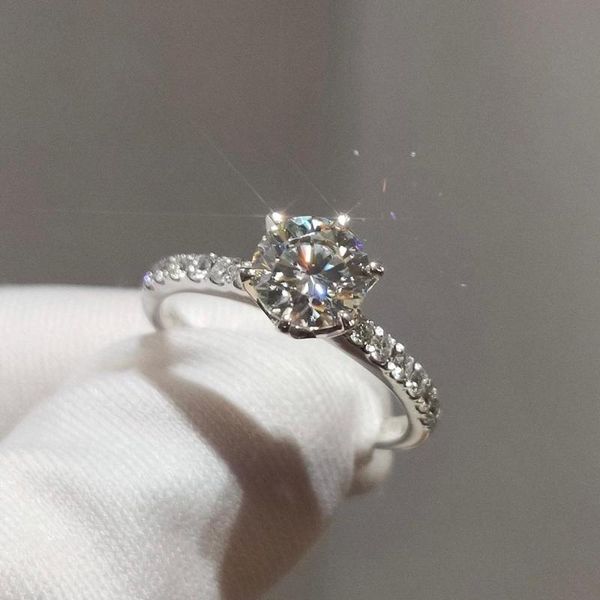 cluster rings 14k white gold moissanite ring romantic crown molding engagemen anniversary round brilliant cut jewelry, Golden;silver
cluster rings 14k white gold moissanite ring romantic crown molding engagemen anniversary round brilliant cut jewelry, Golden;silver