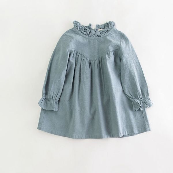 baby girl long sleeve dress children spring cotton linen dress vintage loose shirt dresses quality kids blouse autumn clothes lj200822, Red;yellow
baby girl long sleeve dress children spring cotton linen dress vintage loose shirt dresses quality kids blouse autumn clothes lj200822, Red;yellow
