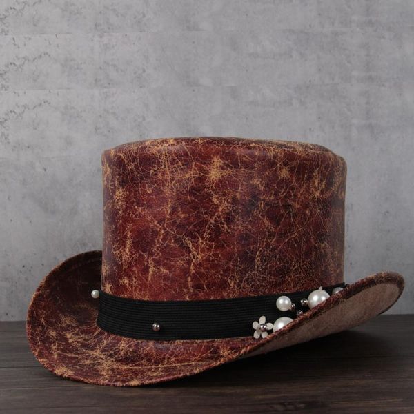 stingy brim hats 2021 women leather hat lday fedora magic flat cosplay pork pie party jazz caps, Blue;gray
stingy brim hats 2021 women leather hat lday fedora magic flat cosplay pork pie party jazz caps, Blue;gray