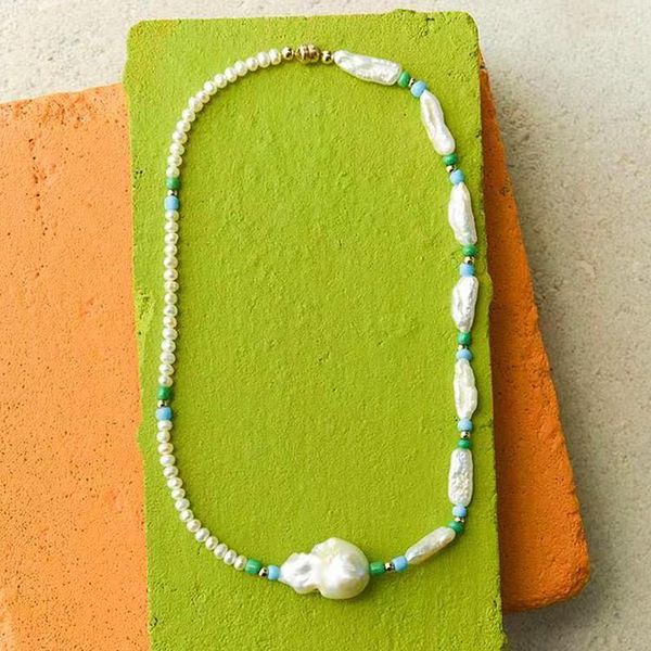 2020 boho fashion long necklace natural freshwater pearl accessories for women charm statement jewelry asymmetric design wild1, Golden;silver
2020 boho fashion long necklace natural freshwater pearl accessories for women charm statement jewelry asymmetric design wild1, Golden;silver