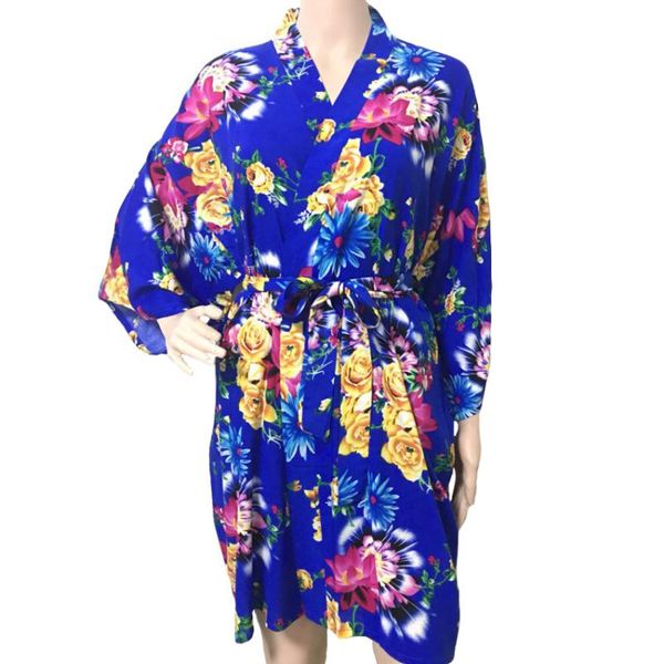 women's sleepwear full sleeve female kimono bathrobe cotton print flower bride bridesmaid dressing gown robe casual nightgown, Black;red
women's sleepwear full sleeve female kimono bathrobe cotton print flower bride bridesmaid dressing gown robe casual nightgown, Black;red