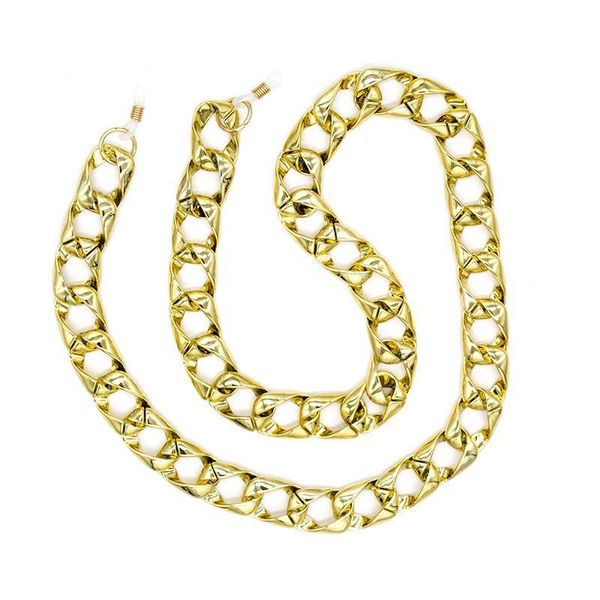 2020 punk rock big statement gold color glasses chain trendy chic sunglasses strap acrylic wide chain jewelry h jllvis
2020 punk rock big statement gold color glasses chain trendy chic sunglasses strap acrylic wide chain jewelry h jllvis