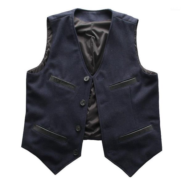 spring retro slim fit woolen vest mens casual sleeveless jacket single breasted suit waistcoat1, Black;white
spring retro slim fit woolen vest mens casual sleeveless jacket single breasted suit waistcoat1, Black;white