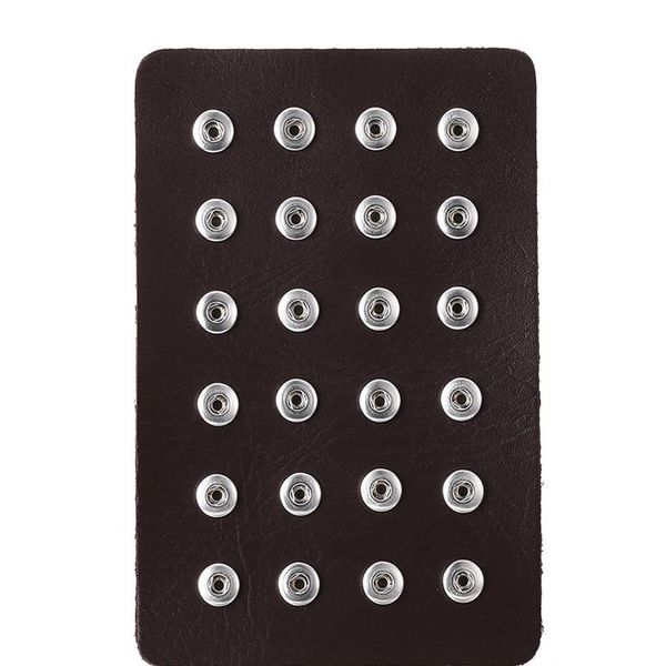 newst snap button jewelry display pu leather 12mm snap display boards holder fit 24pcs snap bbyevk, Silver
newst snap button jewelry display pu leather 12mm snap display boards holder fit 24pcs snap bbyevk, Silver