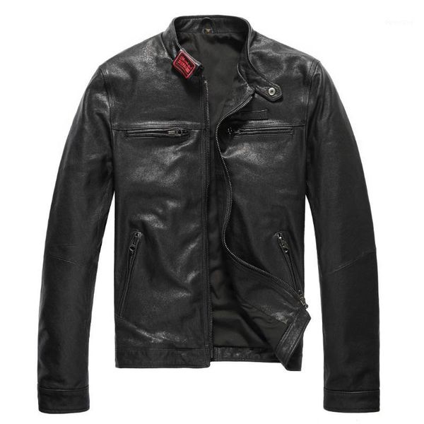 2019autumn embroidery genuine leather male sheepskin clothing motorcycle clothing leather jacket slim stand collar, Black
2019autumn embroidery genuine leather male sheepskin clothing motorcycle clothing leather jacket slim stand collar, Black